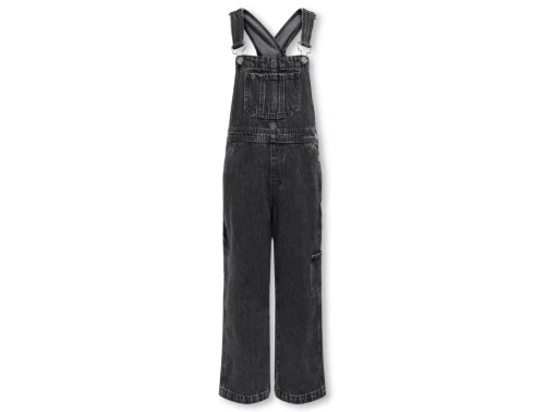 Kids ONLY washed black carpenter overall